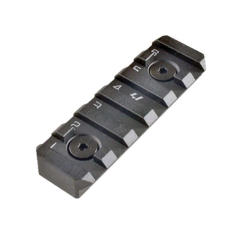 Strike Industries LINK 6-Slot Picatinny Rail Section (KeyMod & M-LOK) Black