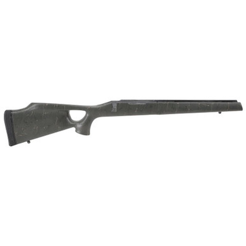 Christensen Arms Aerograde Carbon Fiber Thumbhole Stock 810-00002-03 Green Tan Webbing