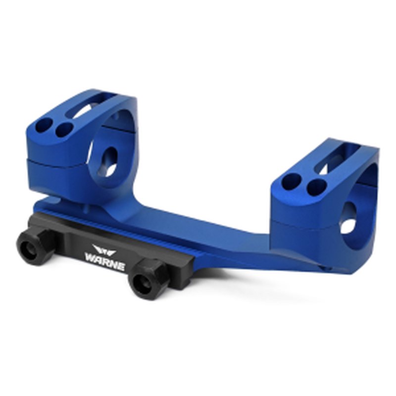Warne XSKEL Gen 2 Extended Skeletonized 1in MSR Blue Mount