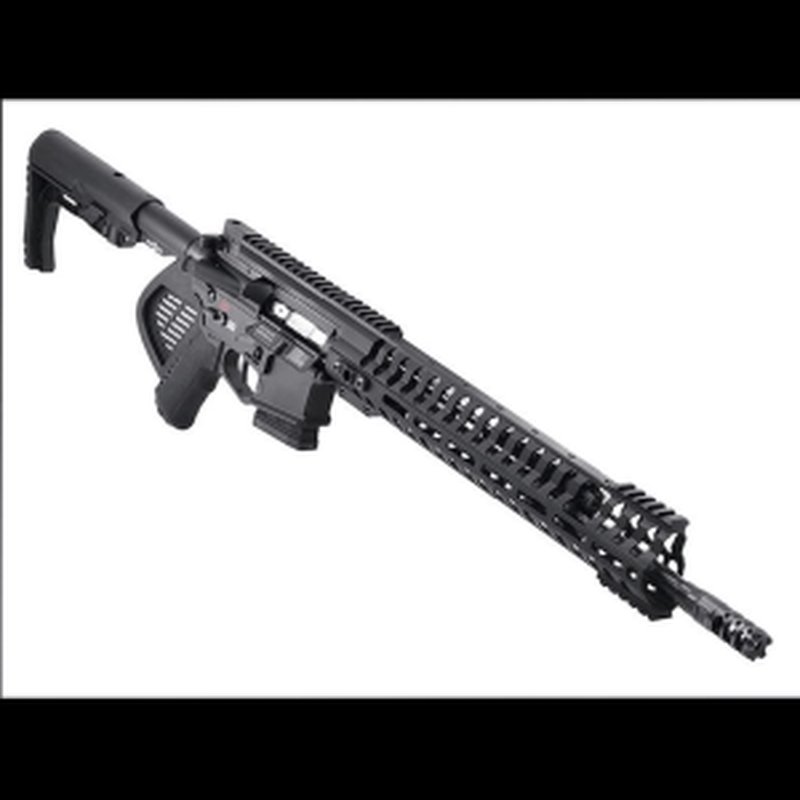 Patriot Ordnance Factory 01148 P415 Edge 16.50" 10+1 Black Hard Coat Anodized Rec Fixed MFT Stock Black Grip 14.50" M-LOK MRR Handguard (Piston Driven)
