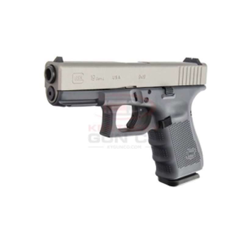 Glock G19 Gen 4 9mm 4in 15rd Stainless Pistol