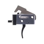 Timney Impact PCC AR-15 Single-Stage Trigger Curved Gray