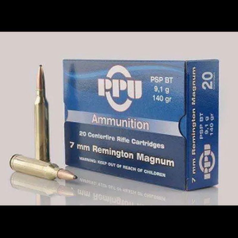 Prvi Partizan PSP 7mm Remington Magnum Ammunition 140gr PP7RM1