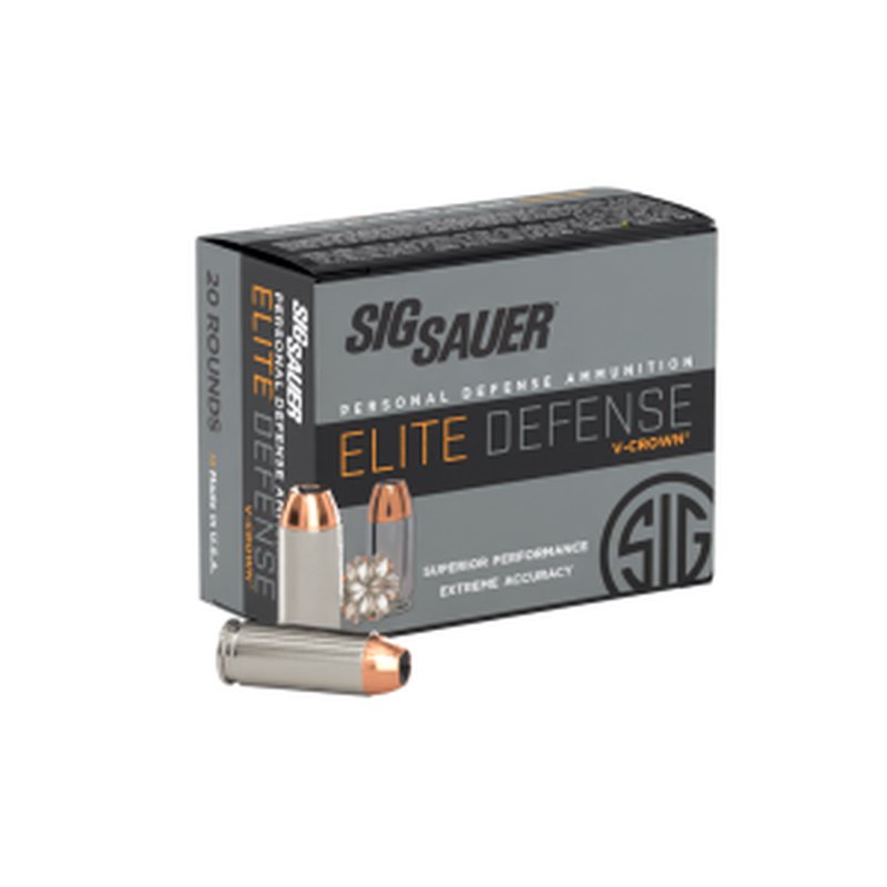 Sig Sauer Elite Performance 10mm Ammunition 20 Rounds JHP 200 Grain E10MM20020
