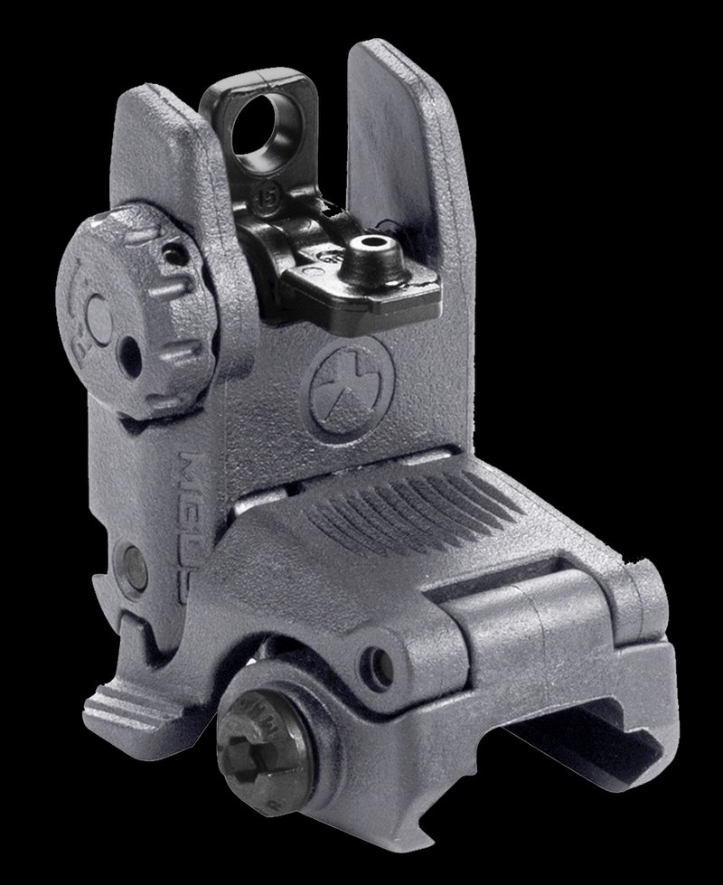 Magpul MBUS Rear Flip-Up Sight Gen 2 Gray Polymer for AR-15/M16