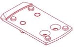 ZRODelta Modulus Mounting Plate Shield, ZRO Delta One Optic Cut 700900234121