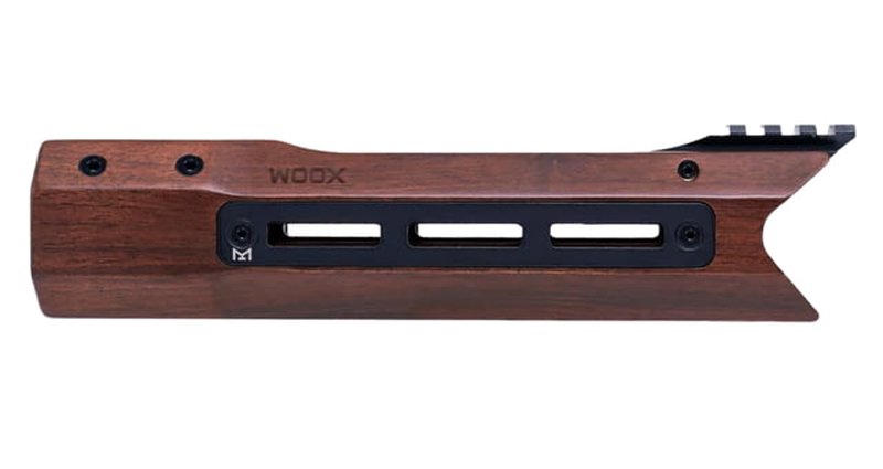 Woox Vigilante AR-15 Handguard Walnut 9" M-LOK Free Float, CNC Machined Picatinny Rail