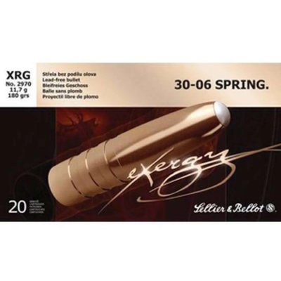 Sellier & Bellot eXergy 30-06 180gr Solid Copper Rifle Ammunition