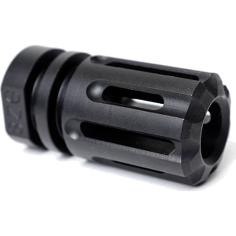 Angstadt Arms AAF09HHB28 Flash Hider 9mm Luger 1/2"-28 TPI Black Hardcoat Anodized Steel 1.75" OAL