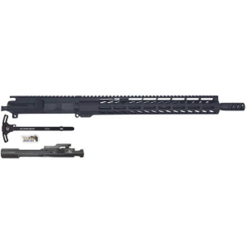 BHA Precision AR-15 16" 338 ARC, 15" MLOK Handguard, Black Complete Upper Receiver w/ BCG & CH