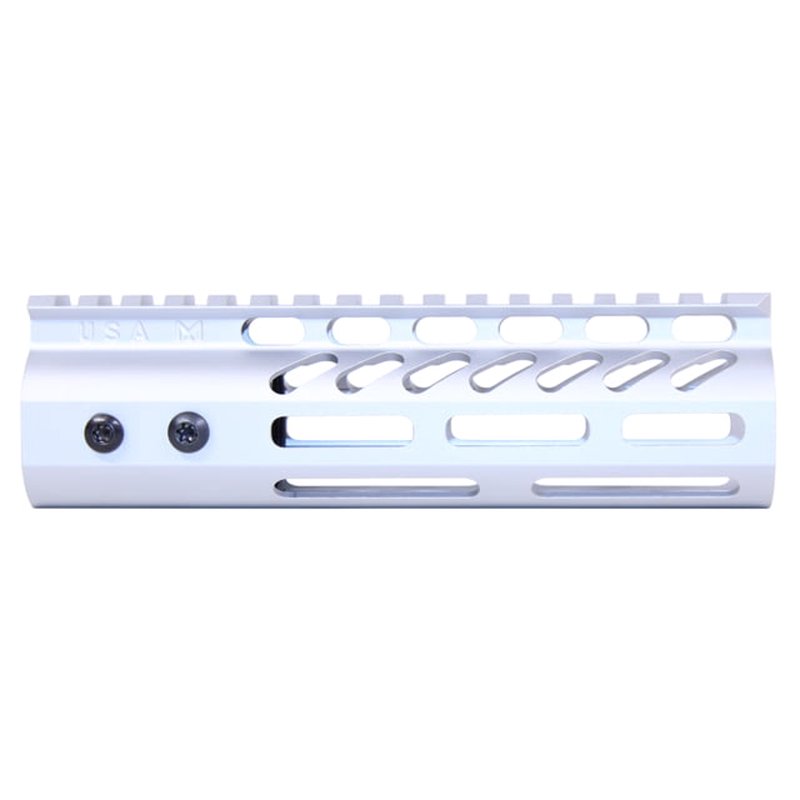 Guntec USA 4in Ultra Lightweight Thin M-LOK System Handguard w/ Monolithic Top Rail