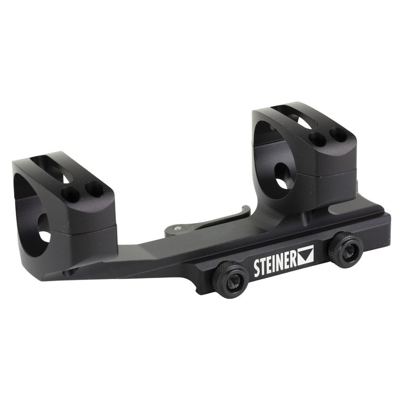 Steiner P-Series 1-Piece Scope Mount 30mm Tube 1.43" Cantilever - Quick Detach Picatinny Rail Mount