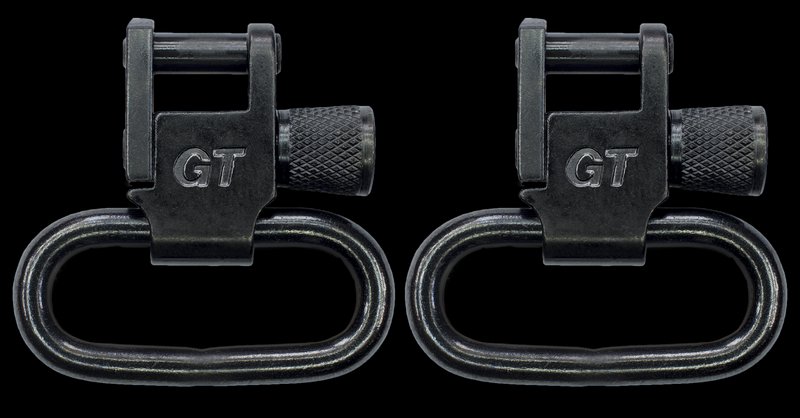 GrovTec Black Oxide Steel Sling Swivels 1in Loop