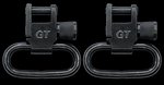 GrovTec Black Oxide Steel Sling Swivels 1in Loop