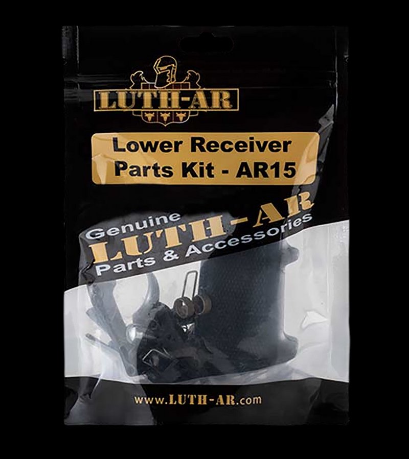 Luth-AR LRPK-1 AR-15 Lower Receiver Parts Kit (Black) Mil-Spec