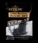Luth-AR LRPK-1 AR-15 Lower Receiver Parts Kit (Black) Mil-Spec