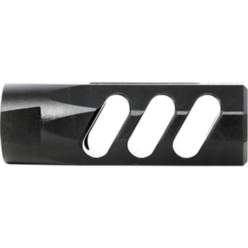 Watchtower Firearms Flat Faced Muzzle Brake 5.56 NATO Black Nitride 5.20" OAL, Model CMB556FB.