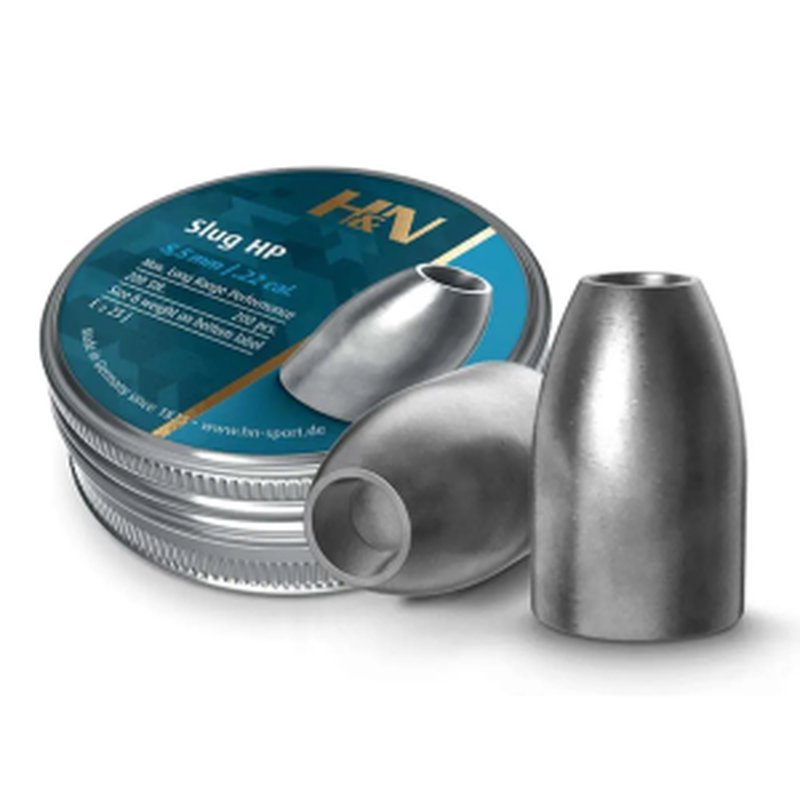 H&N Slug HP .22 Cal 5.53mm 23gr Pellet