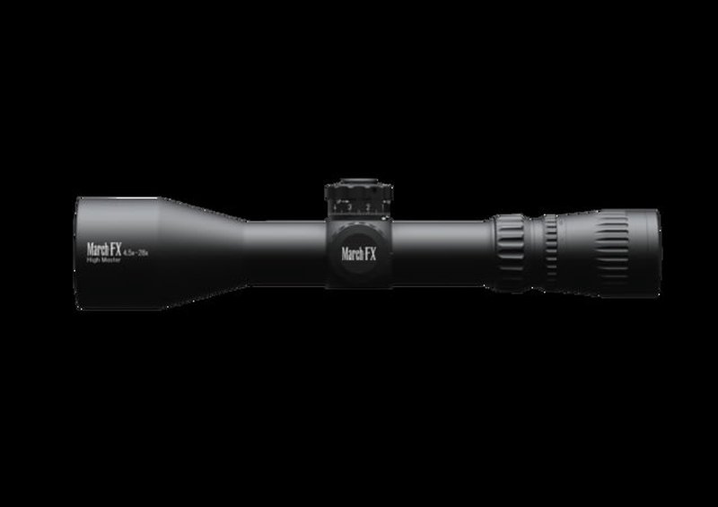 March Scopes 4.5-28x52mm Tactical Turret Rifle Scope 34mm Tube First Focal Plane