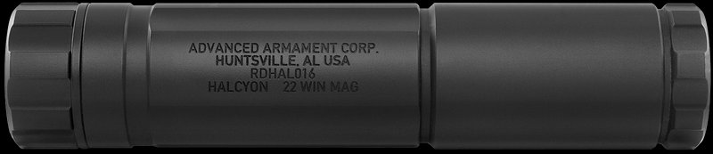 Advanced Armament Halcyon 22 Suppressor 22 LR Direct Thread 1/2x28