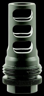 SilencerCo ASR 3-Port Muzzle Brake 5/8-32 Threads .458/.46 Cal Black AC1557