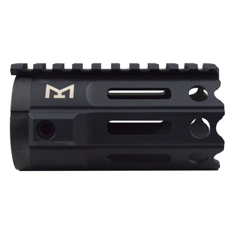 Yankee Hill MR7 Mini M-LOK Handguard AR-15 4.25in Black 6061-T6 Aluminum