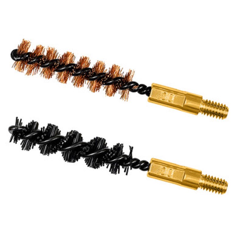 OTIS FG-330-NB .30 Cal Bore Brush 2-Pack Nylon & Bronze 2in (8-32)