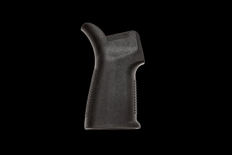 REPTILLA CQG AR-15 Pistol Grip Black Nylon With Enhanced Beavertail Texture