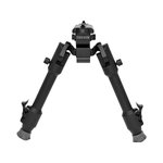 Warne Skyline Precision Bipod M-LOK QD Mount, 6.9-9.1 in, Black
