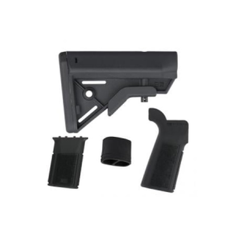 B5 Systems Black Kit with Bravo Stock, Pistol Grip, Vertical Grip, and Grip plug