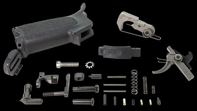 Bravo Company BCM Enhanced AR15 Lower Parts Kit Black with PNT Trigger