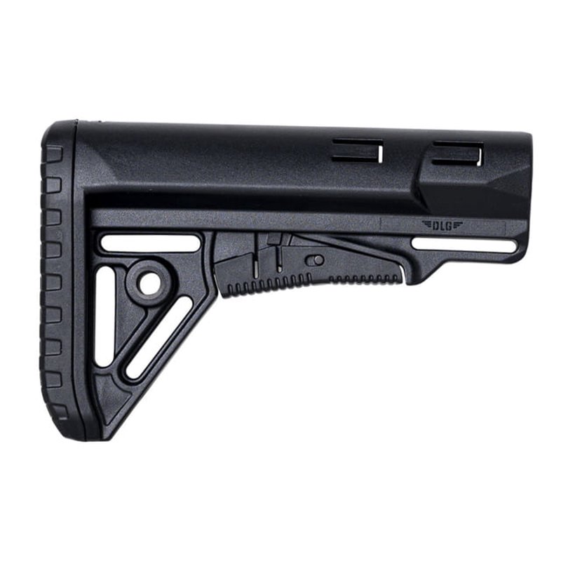 VISM Sharp Mil-Spec Stock Black Synthetic Collapsible DLG-129