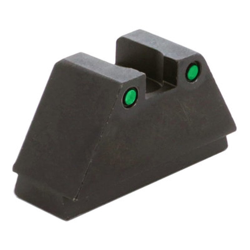 Ameriglo Classic Green Tritium 2-dot rear sight w/black outlines for Glock