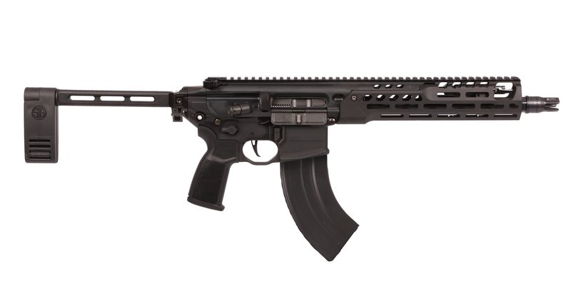 Sig Sauer MCX Spear-LT PMCX-762R-11B-LT-B Pistol 7.62x39mm 11.5" 28+1 Semi-Auto Optics-Ready Ambi Controls.