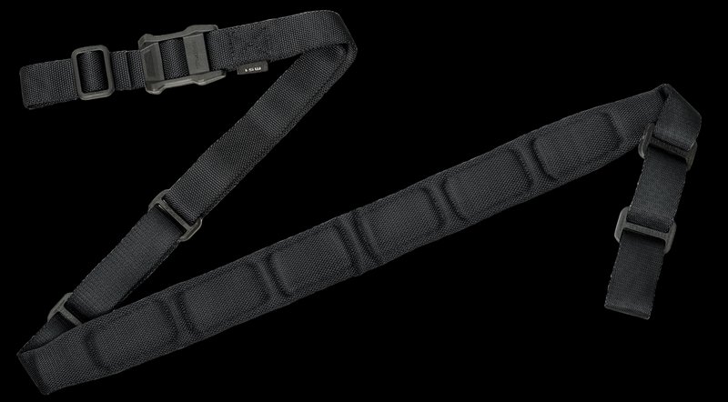 Magpul MS1 Padded Two-Point Rifle Sling 48-60 in Black Nylon