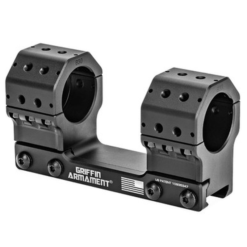Griffin Armament GSM1.1H30MM 30mm Scope Mount 0MOA