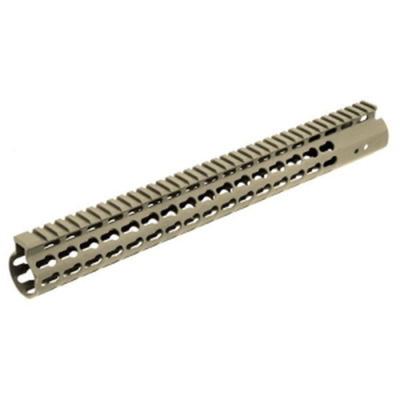 LEAPERS UTG PRO AR15 15" Keymod Free Float Handguard - FDE