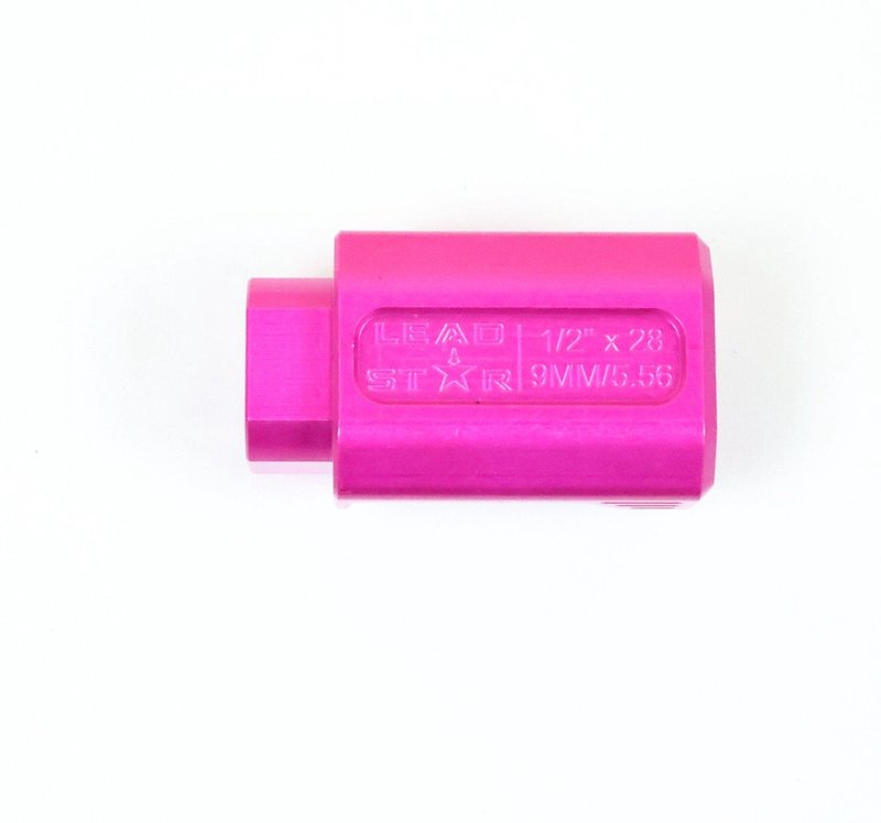 Lead Star Arms Ravage 1/2"x28 Linear Compensator, Pink