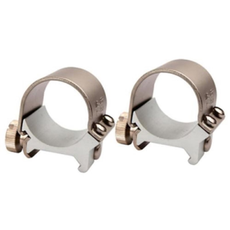 Weaver 49034 Detachable 1" Top Mount Low Silver Scope Rings
