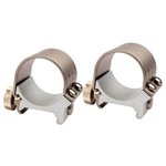 Weaver 49034 Detachable 1" Top Mount Low Silver Scope Rings