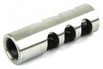Tacfire .308 5/8inX24 Thread Full Size Muzzle Brake w/Crush Washer Stainless Steel