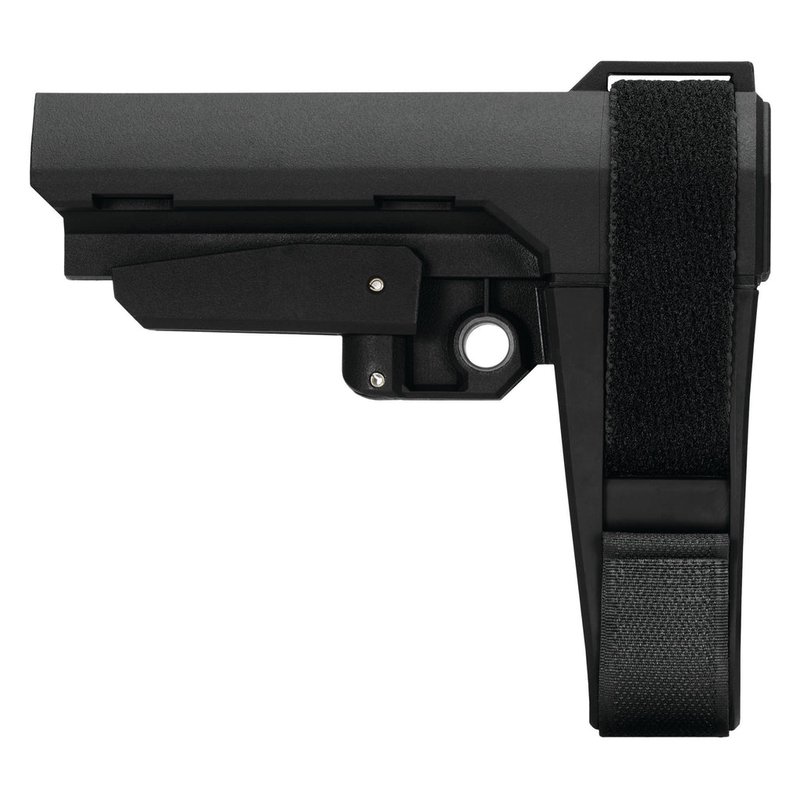 SB Tactical SBA3 Adjustable Pistol Stabilizing Brace 5-Position Black Quick-Detach Sling Socket SBA3X-01-SB