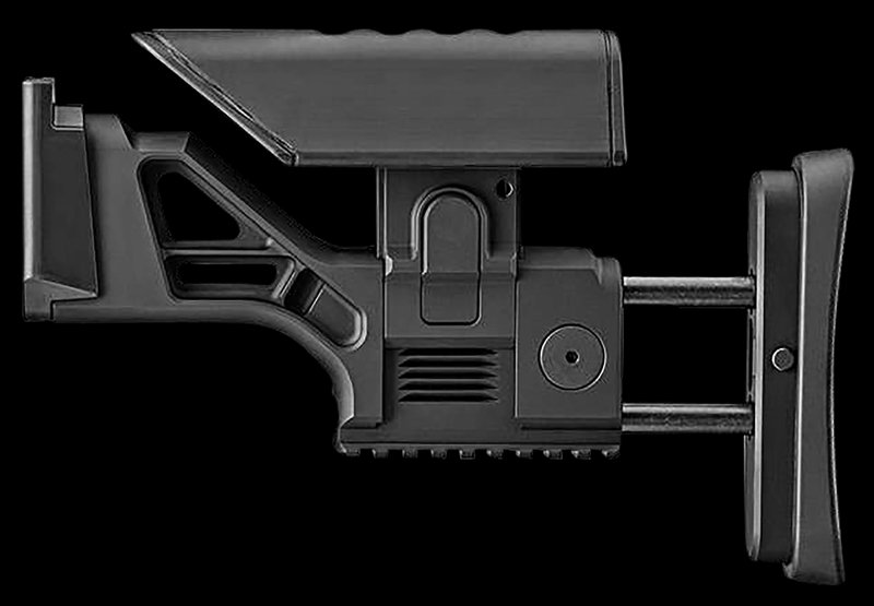FN 20100566 SSR Rear Stock Assembly SCAR 16S/17S Black Aluminum Adjustable