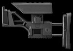 FN 20100566 SSR Rear Stock Assembly SCAR 16S/17S Black Aluminum Adjustable