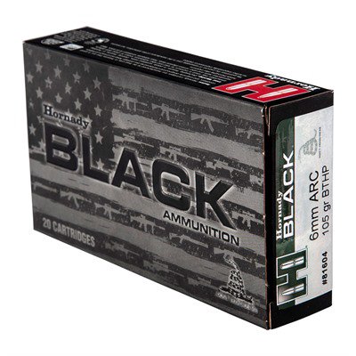 Hornady Black 6mm ARC Boat Tail Hollow Point Ammo AR-15 105gr