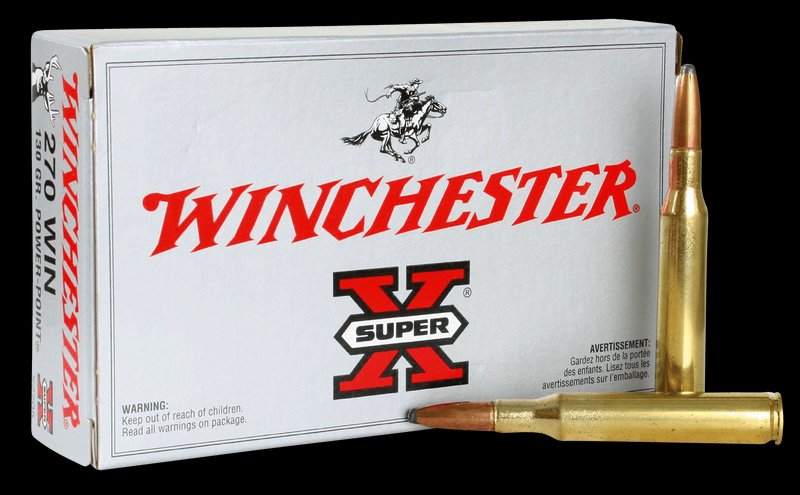 Winchester Super-X .270 Win Ammunition Power Point Brass 130 grain