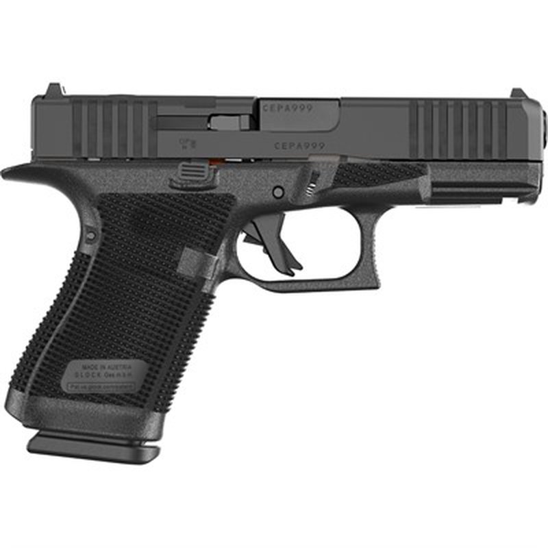 Glock 19 Gen 6 9mm Semi-Auto Handgun, 4.02 in Barrel, Black nDLC
