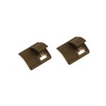Weaver 2-Pack Locking Rail Panel 1.60 inch Dark Earth