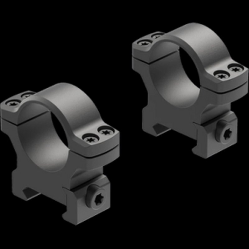 Leupold Backcountry Cross-Slot 1" Scope Rings Matte Black Medium Height