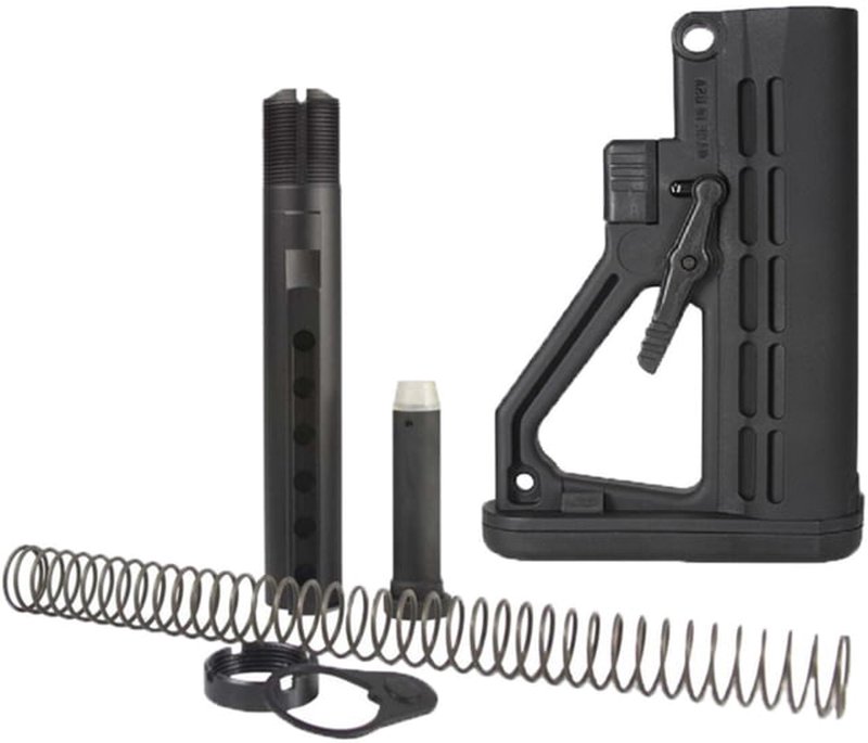 JE Machine Tech AR-10/15 Mil-Spec Skeletonized A Frame Buttstock Combo PS-ST8B+PS-BTM Combo